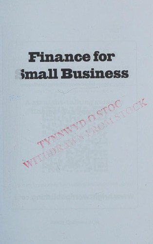 Finance for Small Business by Emily Coltman book cover