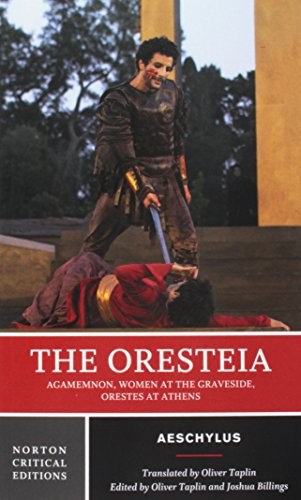 The Oresteia by Aeschylus book cover