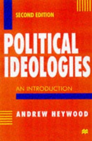 Political Ideologies: An Introduction by Andrew Heywood book cover