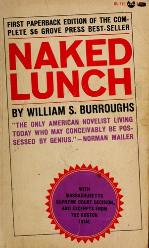 Naked Lunch by William S. Burroughs book cover