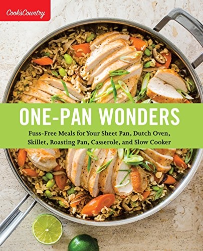 One-Pan Wonders: Fuss-Free Meals for Families by America's Test Kitchen book cover