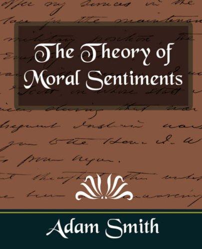 The Theory of Moral Sentiments by Adam Smith book cover