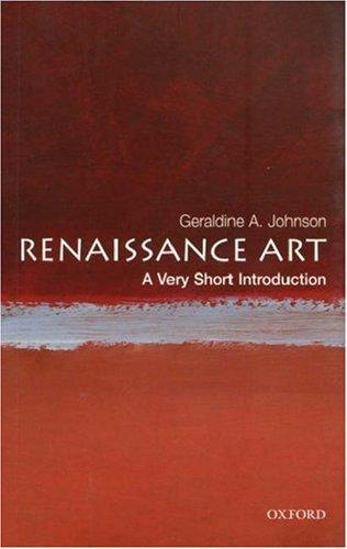 Renaissance Art: A Very Short Introduction by Geraldine A. Johnson book cover