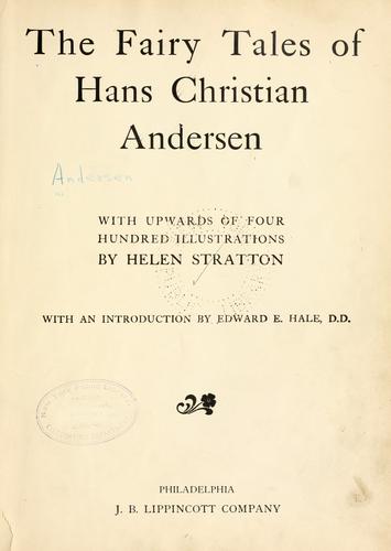 The Fairy Tales of Hans Christian Andersen by Hans Christian Andersen book cover