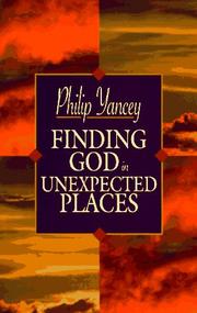 Finding God in Unexpected Places by Philip Yancey book cover