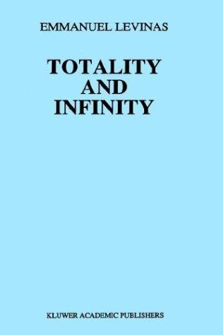 Totality and Infinity by Emmanuel Levinas book cover