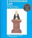 Constitutional Law: Cases, Materials, and Problems by Jerome A. Barron book cover