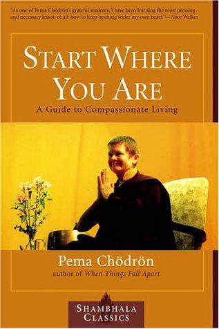 Start Where You Are: A Journal for Self-Exploration by Pema Chödrön book cover