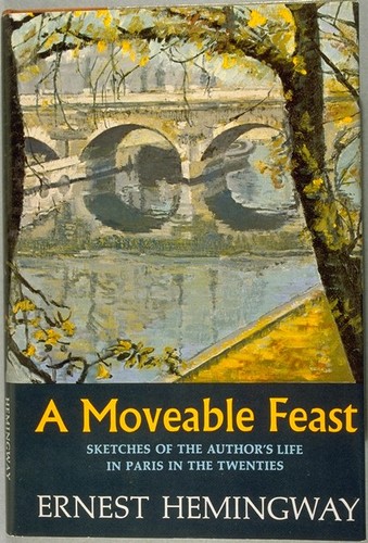 A Moveable Feast by Ernest Hemingway book cover