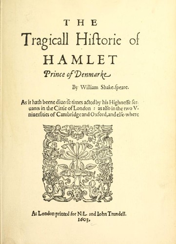 Hamlet by William Shakespeare book cover