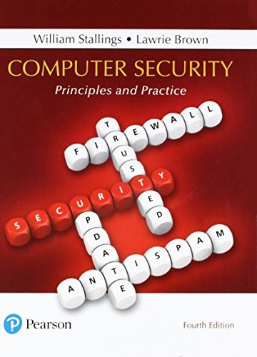 Computer Security: Principles and Practice by William Stallings and Lawrie Brown book cover