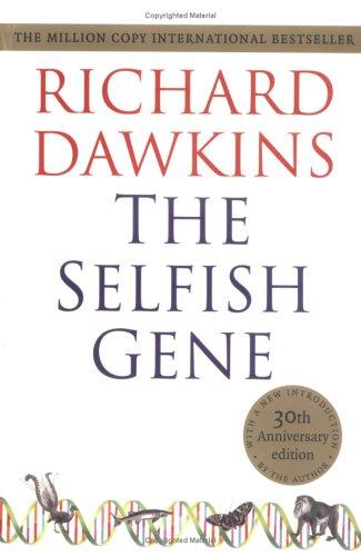 The Selfish Gene by Richard Dawkins book cover