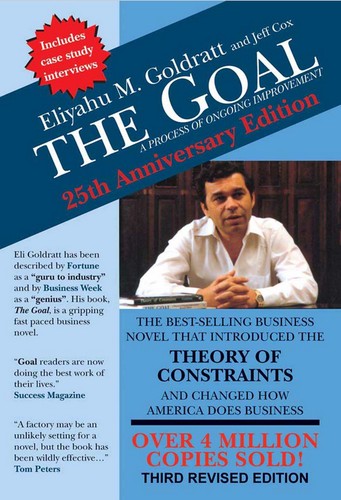 The Goal: A Process of Ongoing Improvement by Eliyahu M. Goldratt book cover