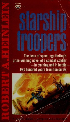 Starship Troopers by Robert A. Heinlein book cover