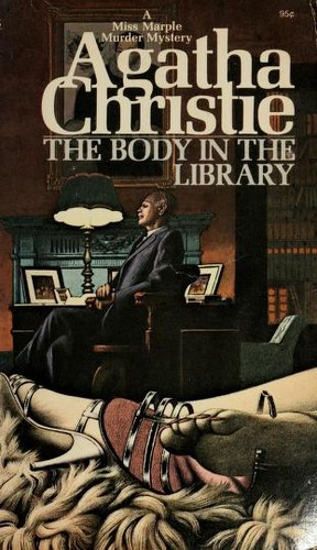 The Body in the Library by Agatha Christie book cover