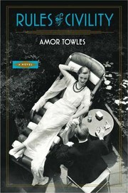 Rules of Civility by Amor Towles book cover