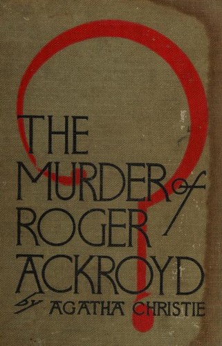The Murder of Roger Ackroyd by Agatha Christie book cover