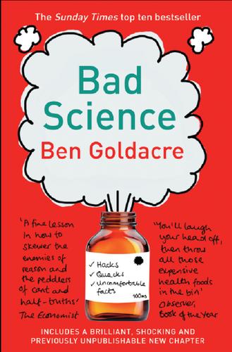 Bad Science by Ben Goldacre book cover
