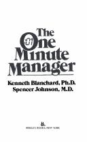 The One Minute Manager by Ken Blanchard and Spencer Johnson book cover