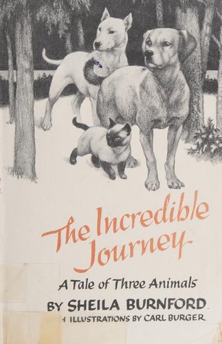 The Incredible Journey by Sheila Burnford book cover