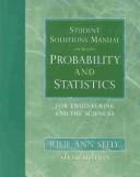 Probability and Statistics for Engineering and Science by Julie Ann Seely book cover