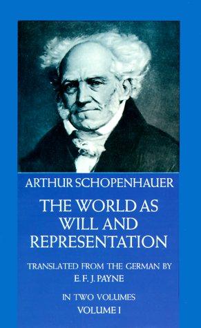 The World as Will and Representation by Arthur Schopenhauer book cover