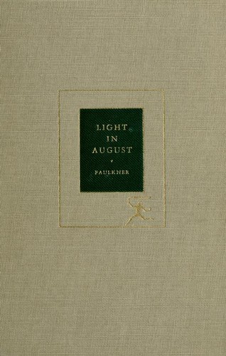 Light in August by William Faulkner book cover