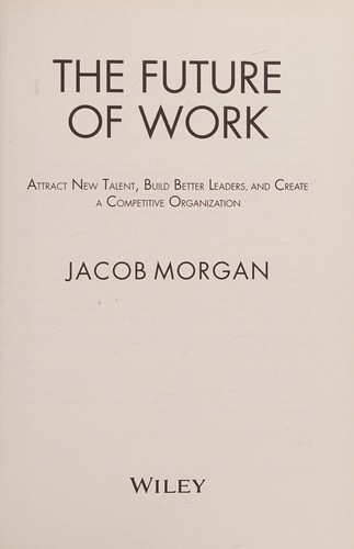 The Future of Work by Jacob Morgan book cover