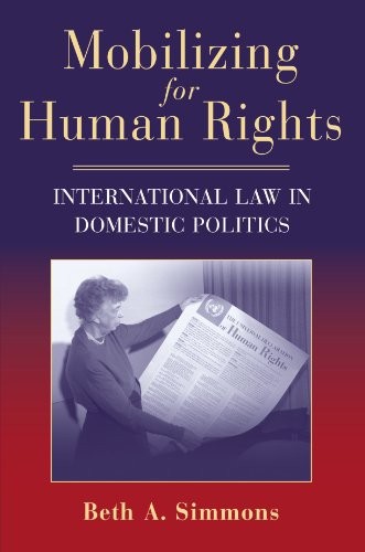 Mobilizing for Human Rights: The United Nations, Civil Society, and the Qubec Charter by Beth A. Simmons book cover