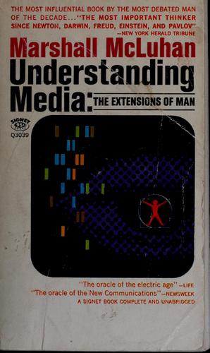 Understanding Media: The Extensions of Man by Marshall McLuhan book cover