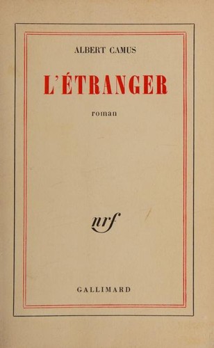 The Stranger by Albert Camus book cover