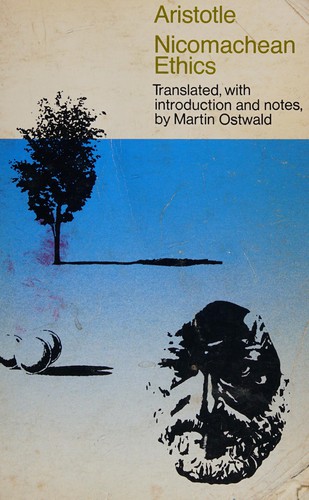 Nicomachean Ethics by Aristotle book cover