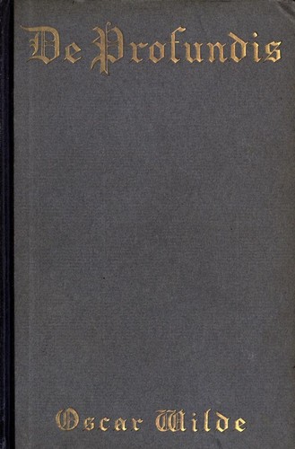 De profundis by Oscar Wilde book cover