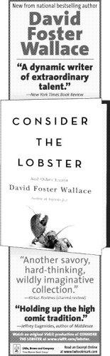 Consider the Lobster and Other Essays by David Foster Wallace book cover