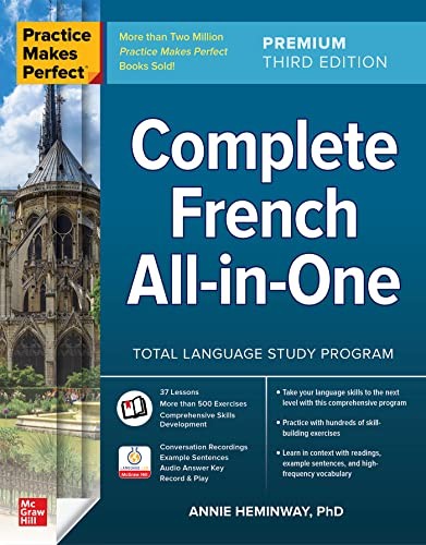 Practice Makes Perfect: Complete French Grammar by Annie Heminway book cover