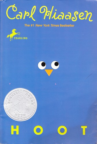 Hoot by Carl Hiaasen book cover