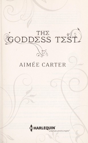 The Goddess Test by Aimee Carter book cover