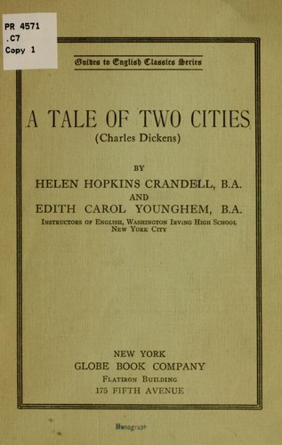 A Tale of Two Cities by Charles Dickens book cover