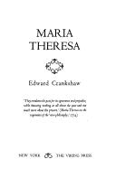 Maria Theresa: An Extraordinary Empress and Her Time by Edward Crankshaw book cover