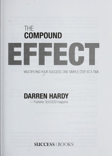 The Compound Effect by Darren Hardy book cover