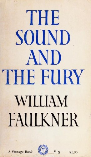 The Sound and the Fury by William Faulkner book cover