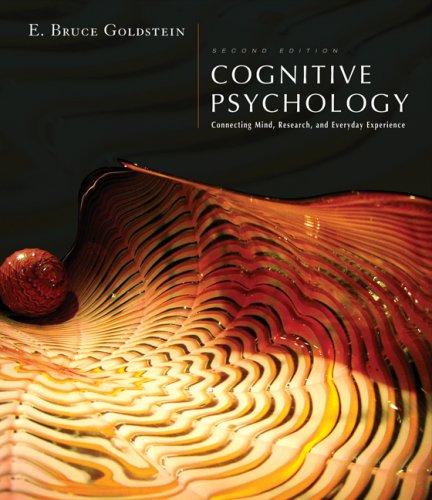 Cognitive Psychology: A Student's Handbook by E. Bruce Goldstein book cover