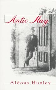 Antic Hay by Aldous Huxley book cover