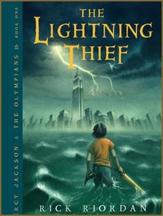 Percy Jackson & The Olympians: The Lightning Thief by Rick Riordan book cover