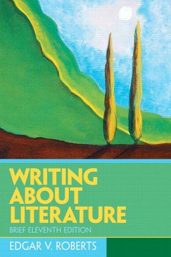 Literature: An Introduction to Reading and Writing by Edgar V. Roberts, Henry E. Jacobs book cover