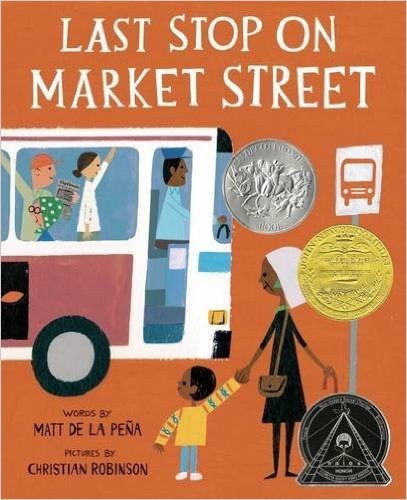 Last Stop on Market Street by Matt de la Peña book cover