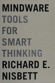 Mindware by Richard E. Nisbett book cover