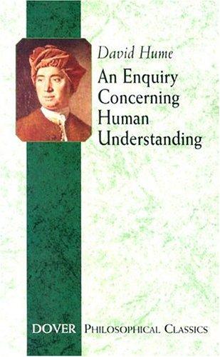 An Enquiry Concerning Human Understanding by David Hume book cover