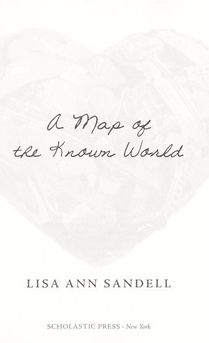 A Map of the Known World by Lisa Ann Sandell book cover