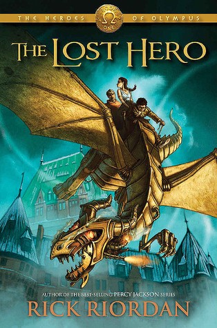 The Lost Hero by Rick Riordan book cover